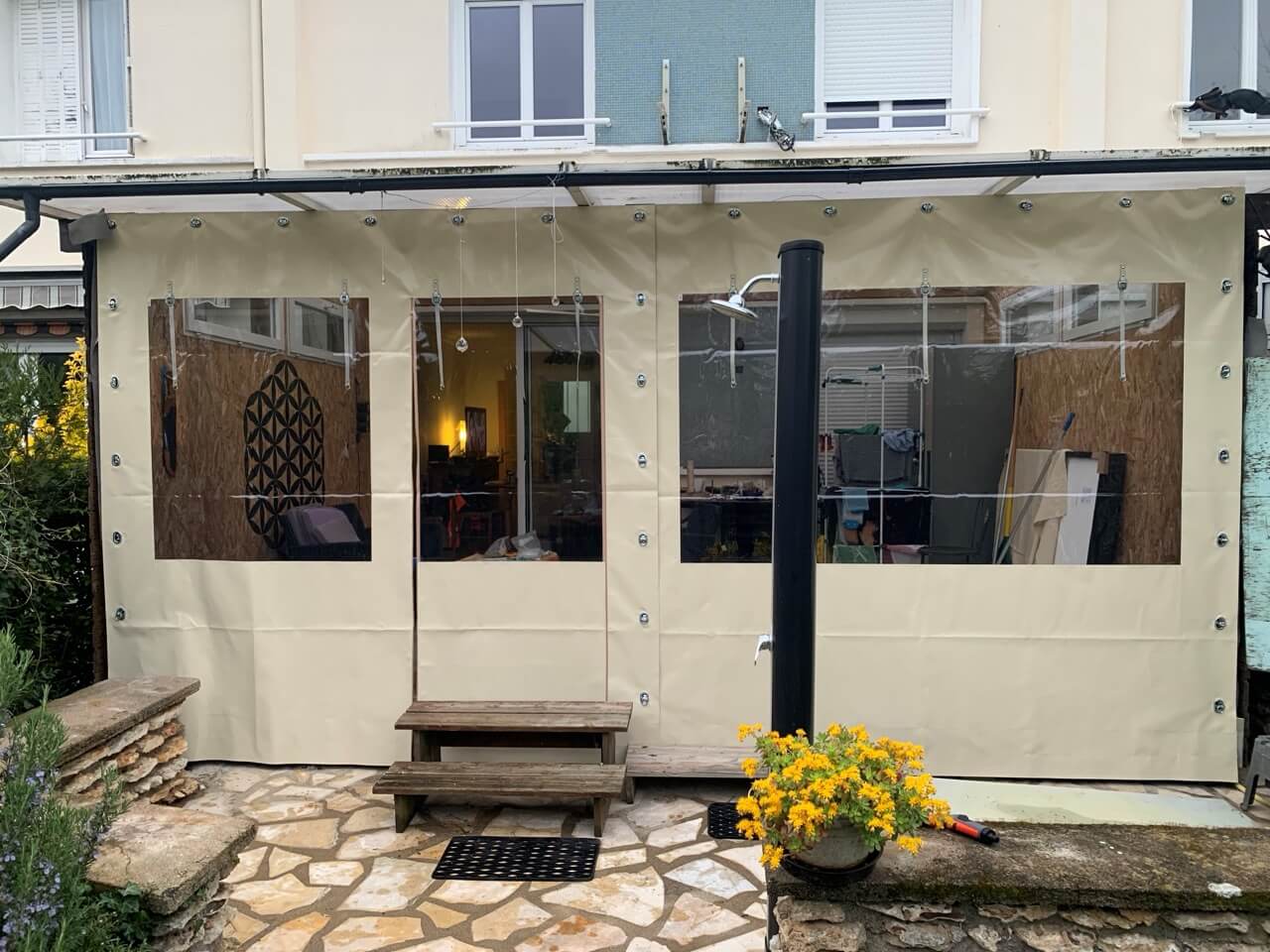 Plandeki przeźroczyste na taras